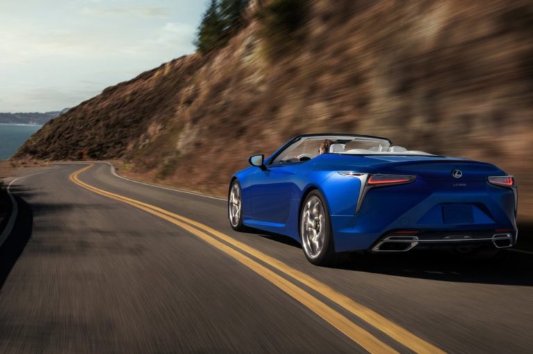 Lexus LC500 Convertible: immagini ufficiali