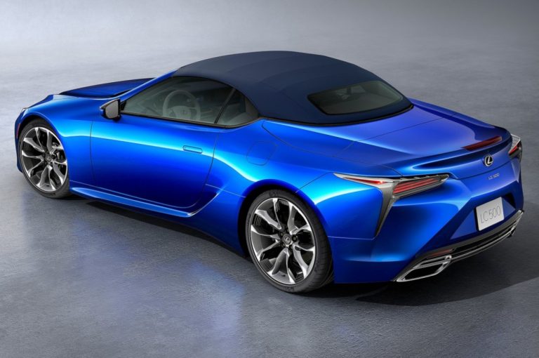 Lexus LC500 Convertible: immagini ufficiali
