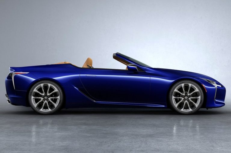 Lexus LC500 Convertible: immagini ufficiali
