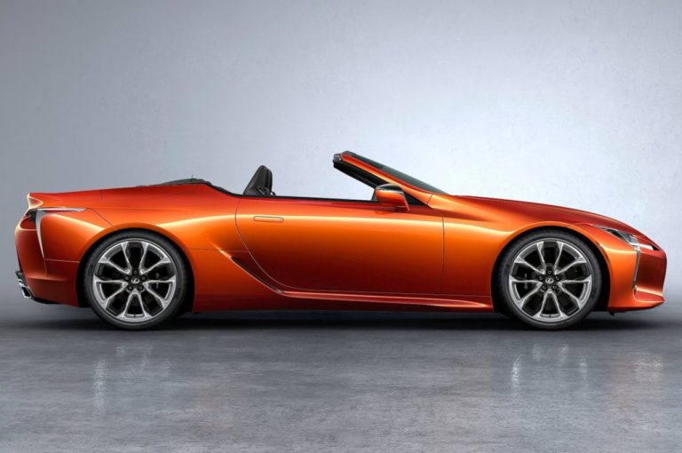 Lexus LC500 Convertible: immagini ufficiali