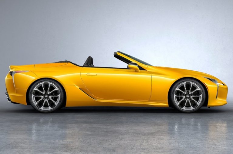 Lexus LC500 Convertible: immagini ufficiali