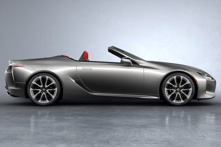 Lexus LC500 Convertible: immagini ufficiali