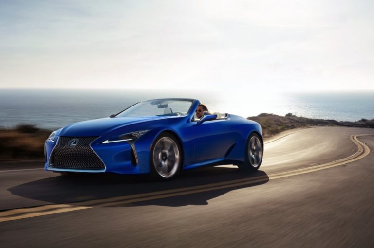 Lexus LC500 Convertible: immagini ufficiali