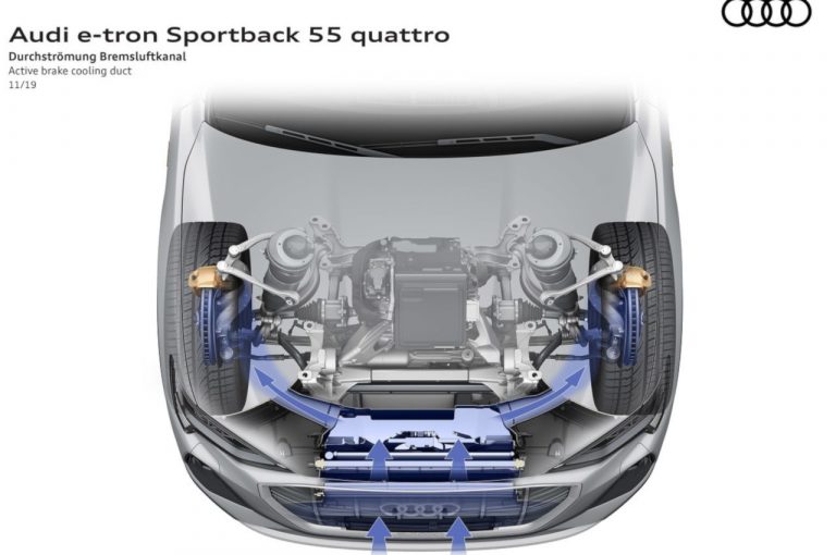 Audie-tron Sportback, la tecnica: immagini ufficiali