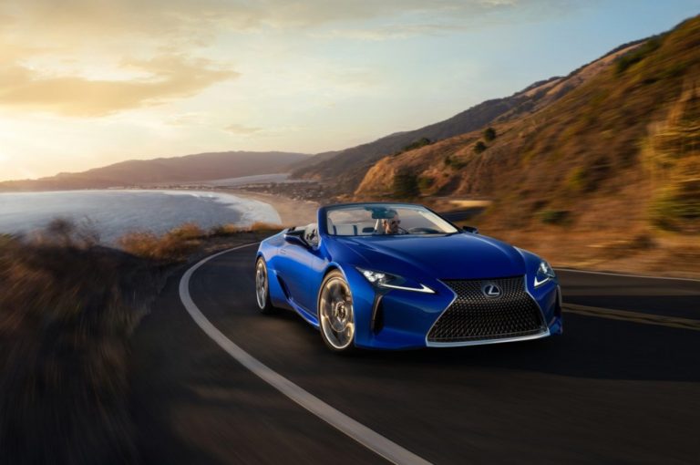 Lexus LC500 Convertible: immagini ufficiali