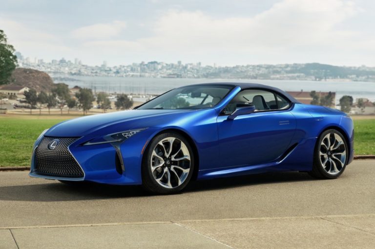 Lexus LC500 Convertible: immagini ufficiali