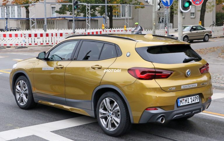 Bmw X2 ibrida plug-in: le foto spia