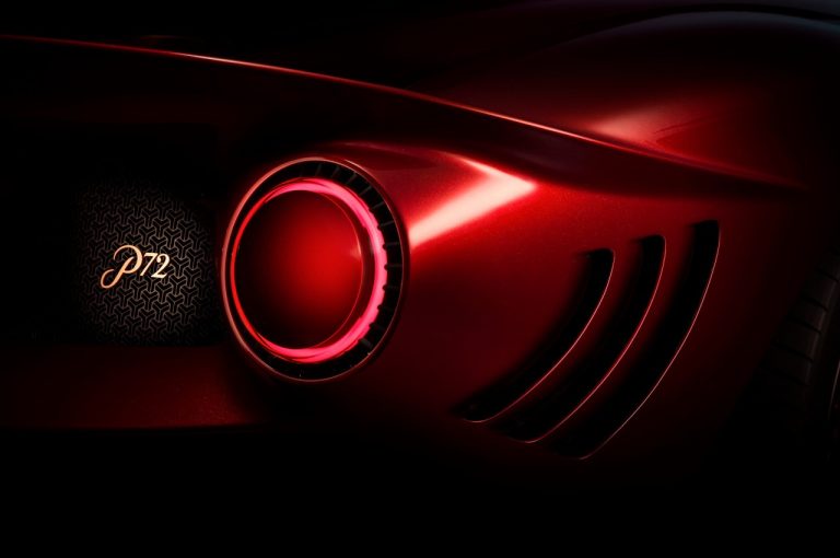 De Tomaso P72, estetica, tecnica, progettazione: immagini ufficiali