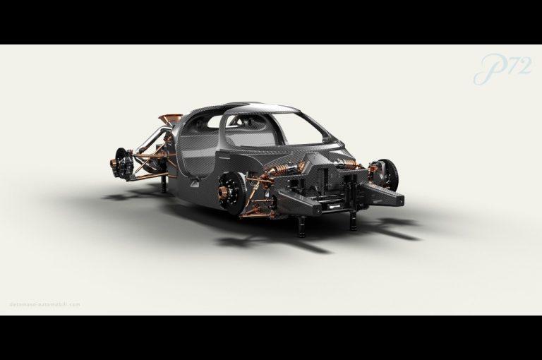 De Tomaso P72, estetica, tecnica, progettazione: immagini ufficiali