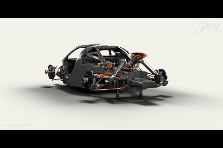 De Tomaso P72, estetica, tecnica, progettazione: immagini ufficiali