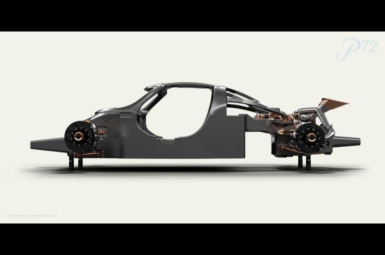 De Tomaso P72, estetica, tecnica, progettazione: immagini ufficiali
