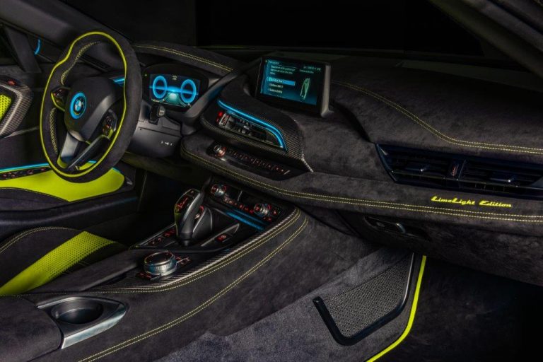BMW i8 Roadster LimeLight Edition: la one-off veste Alcantara