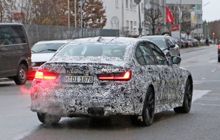 Bmw M3 2020, foto spia della nuova generazione
