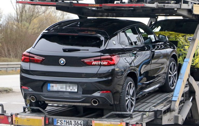 Bmw X2 restyling: foto spia