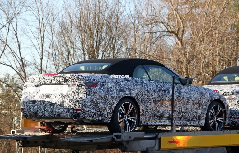 BMW Serie 4 Cabrio: nuove foto spia