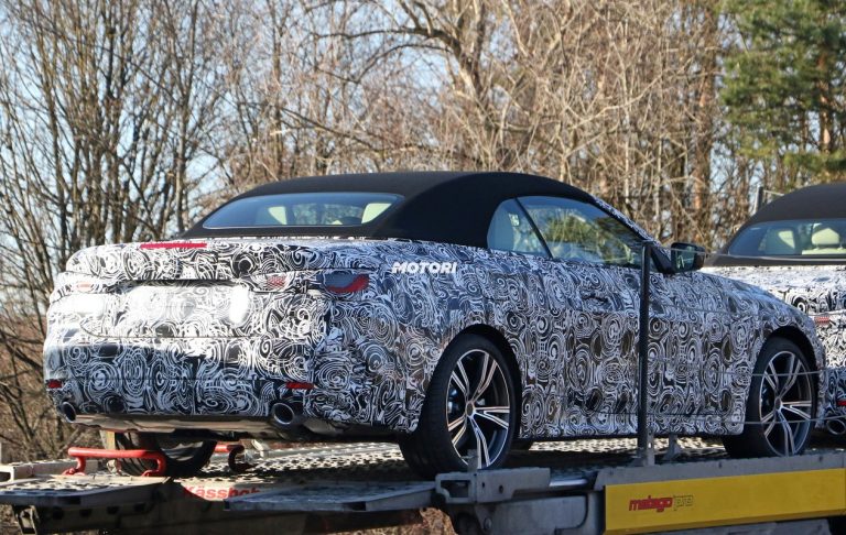 BMW Serie 4 Cabrio: nuove foto spia