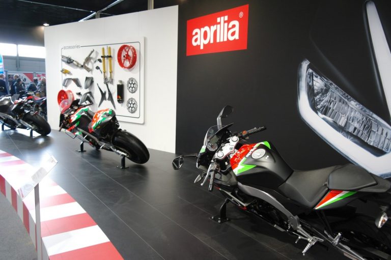 Aprilia a Motor Bike Expo 2020