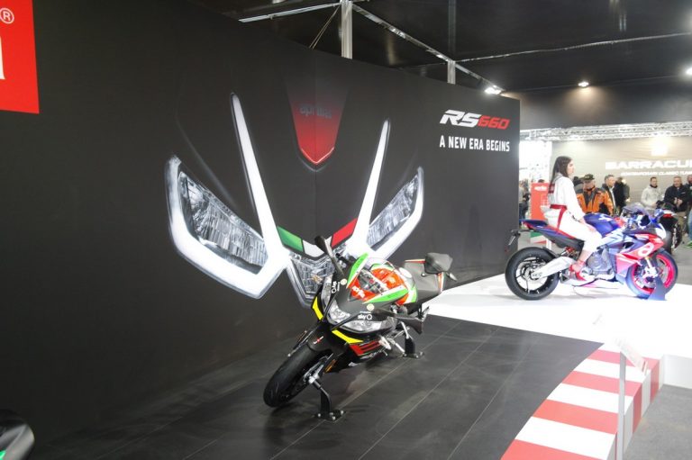 Aprilia a Motor Bike Expo 2020