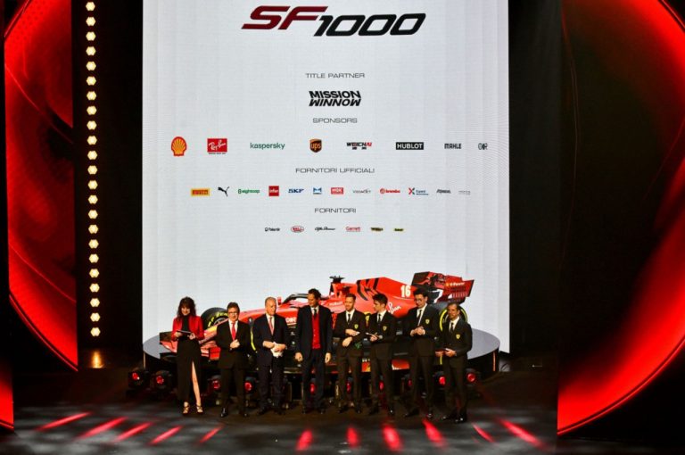 Ferrari SF1000 F1 2020: immagini della presentazione