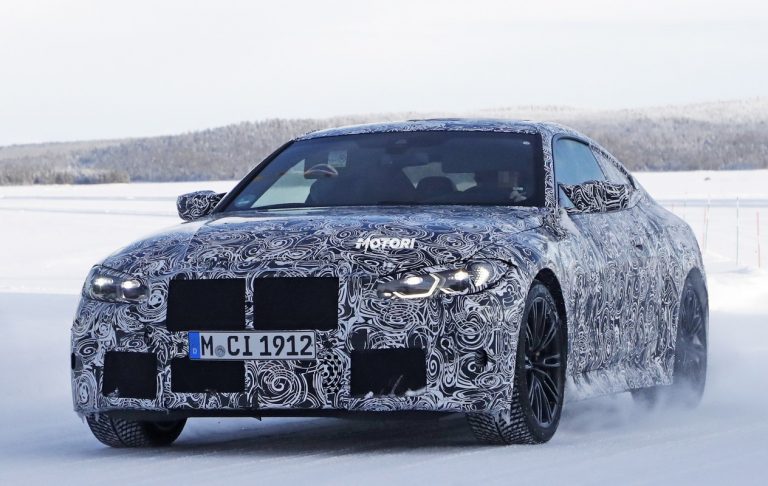 Nuova BMW M4: le foto spia