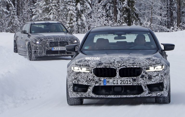 Nuova BMW M5: le foto spia