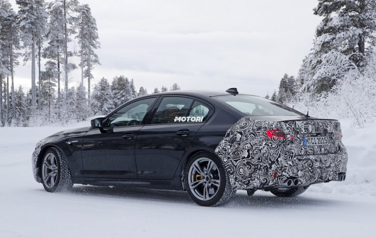 Nuova BMW M5: le foto spia