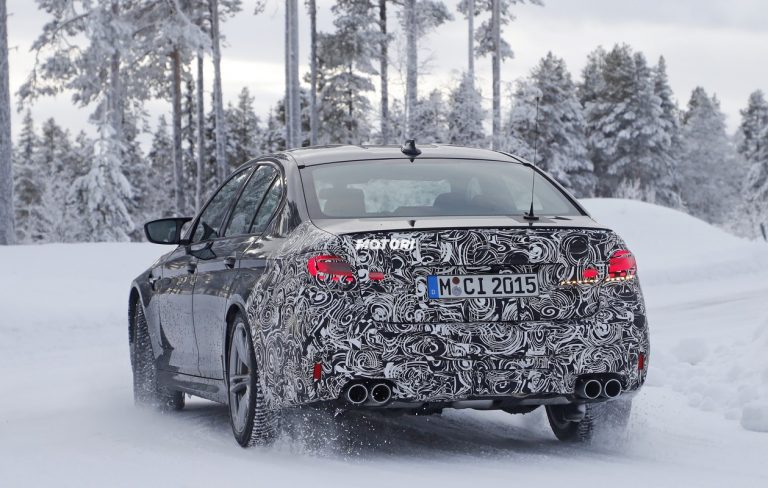 Nuova BMW M5: le foto spia