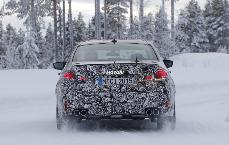 Nuova BMW M5: le foto spia