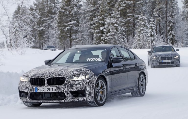 Nuova BMW M5: le foto spia