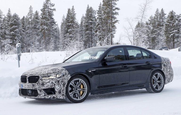 Nuova BMW M5: le foto spia