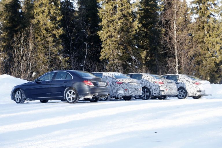 Nuova Mercedes-AMG C43, le foto spia