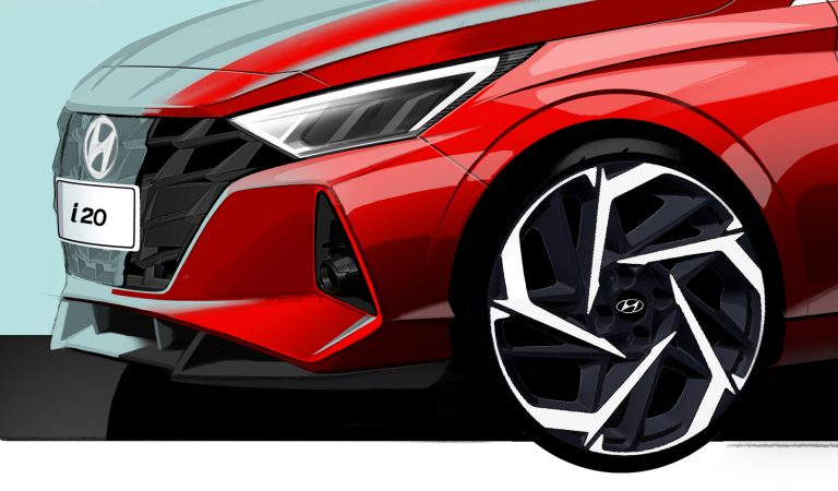 Hyundai i20: i bozzetti ufficiali