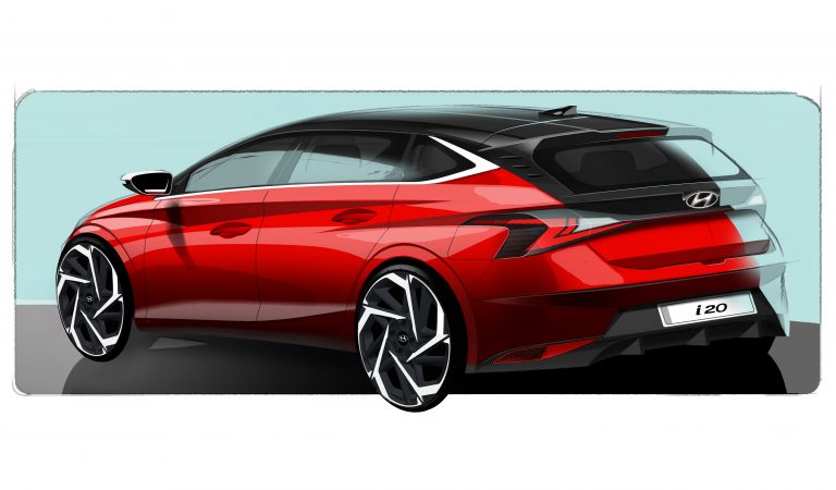 Hyundai i20: i bozzetti ufficiali