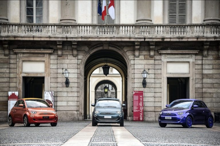 Fiat 500e: immagini ufficiali