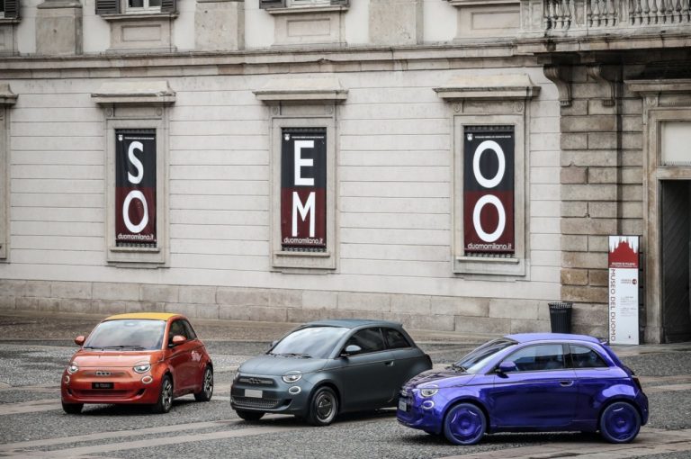 Fiat 500e: immagini ufficiali