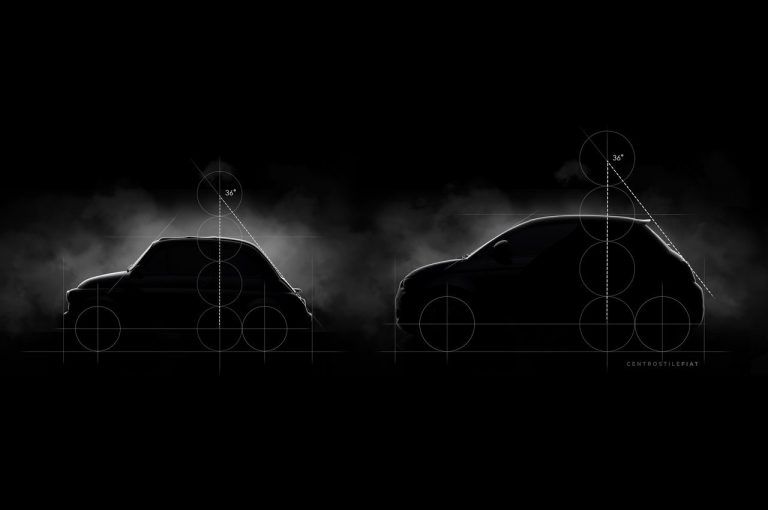 Fiat 500e: immagini ufficiali