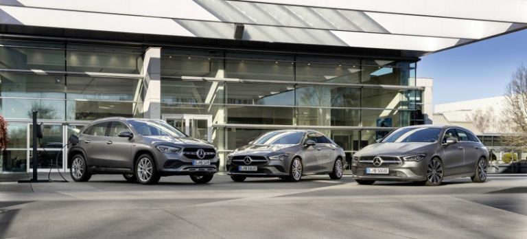 Mercedes CLA e GLA ibride plug-in: immagini ufficiali