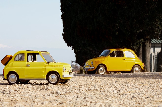 Fiat 500 by Lego: immagini ufficiali