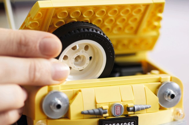 Fiat 500 by Lego: immagini ufficiali