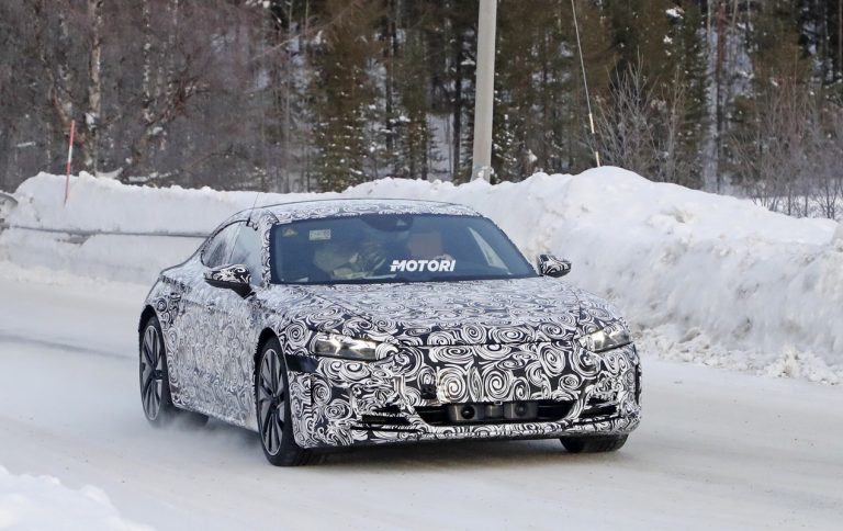 Audi e-Tron GT: le foto spia