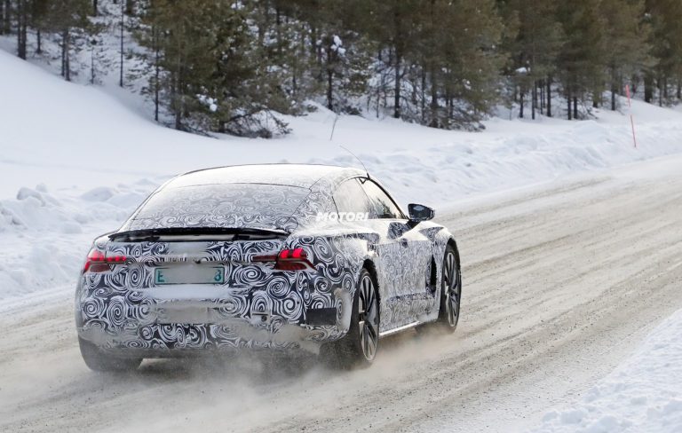 Audi e-Tron GT: le foto spia