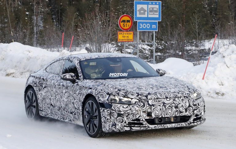 Audi e-Tron GT: le foto spia