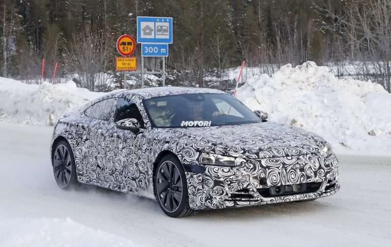 Audi e-Tron GT: le foto spia