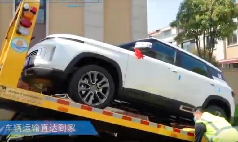 Geely: drone per la consegna delle chiavi auto