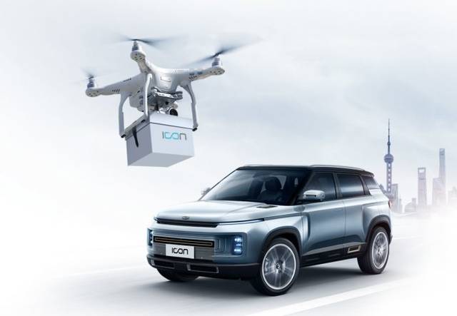 Geely: drone per la consegna delle chiavi auto