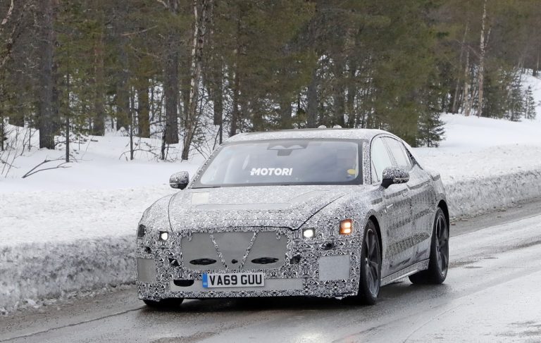 Jaguar XJ elettrica: le foto spia