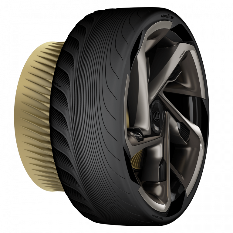 Lexus e Goodyear per il futuro della mobilità elettrica: immagini ufficiali