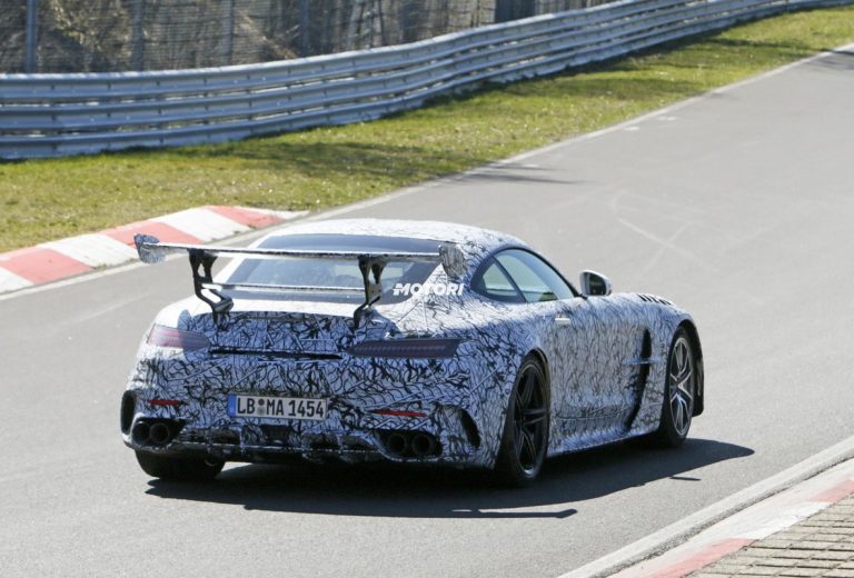 Mercedes-AMG GT Black Series, le foto spia