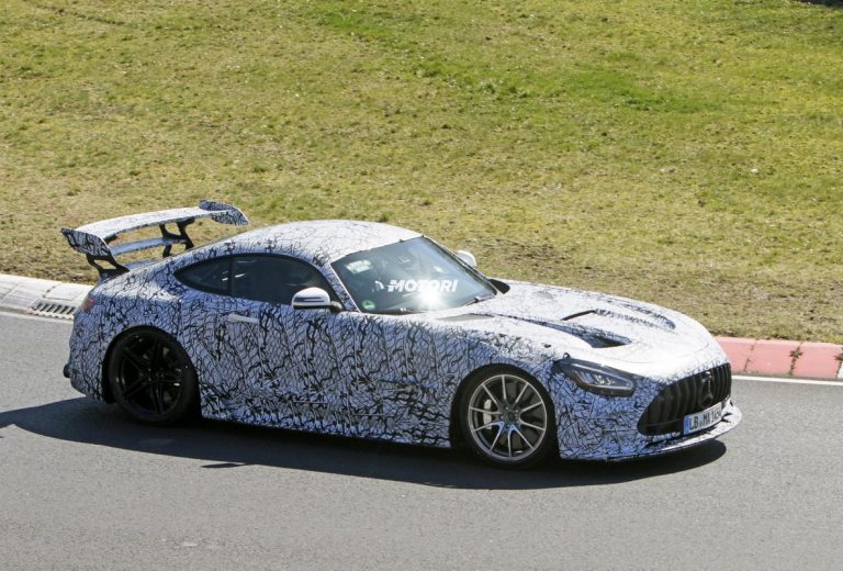 Mercedes-AMG GT Black Series, le foto spia