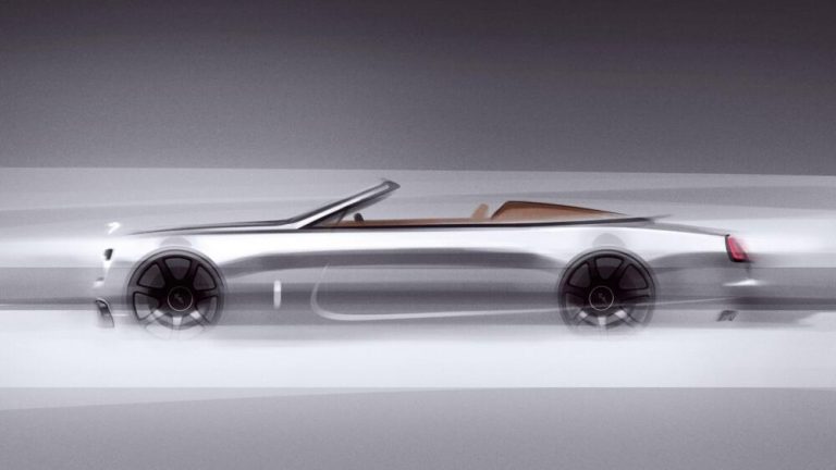 Rolls-Royce Dawn Silver Bullet Collection: bozzetti ufficiali